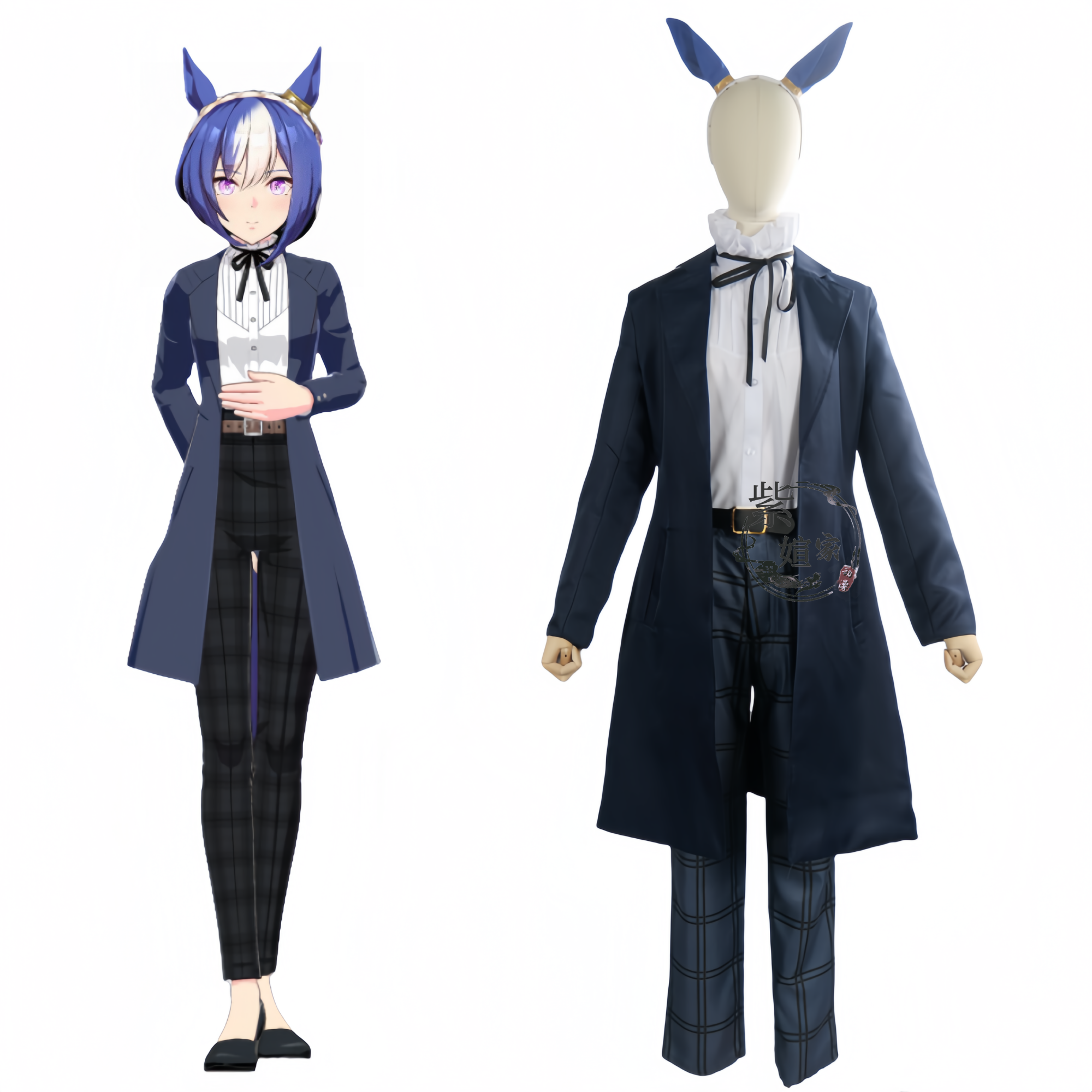 紫媗动漫赛马娘COS定制西沙里奥