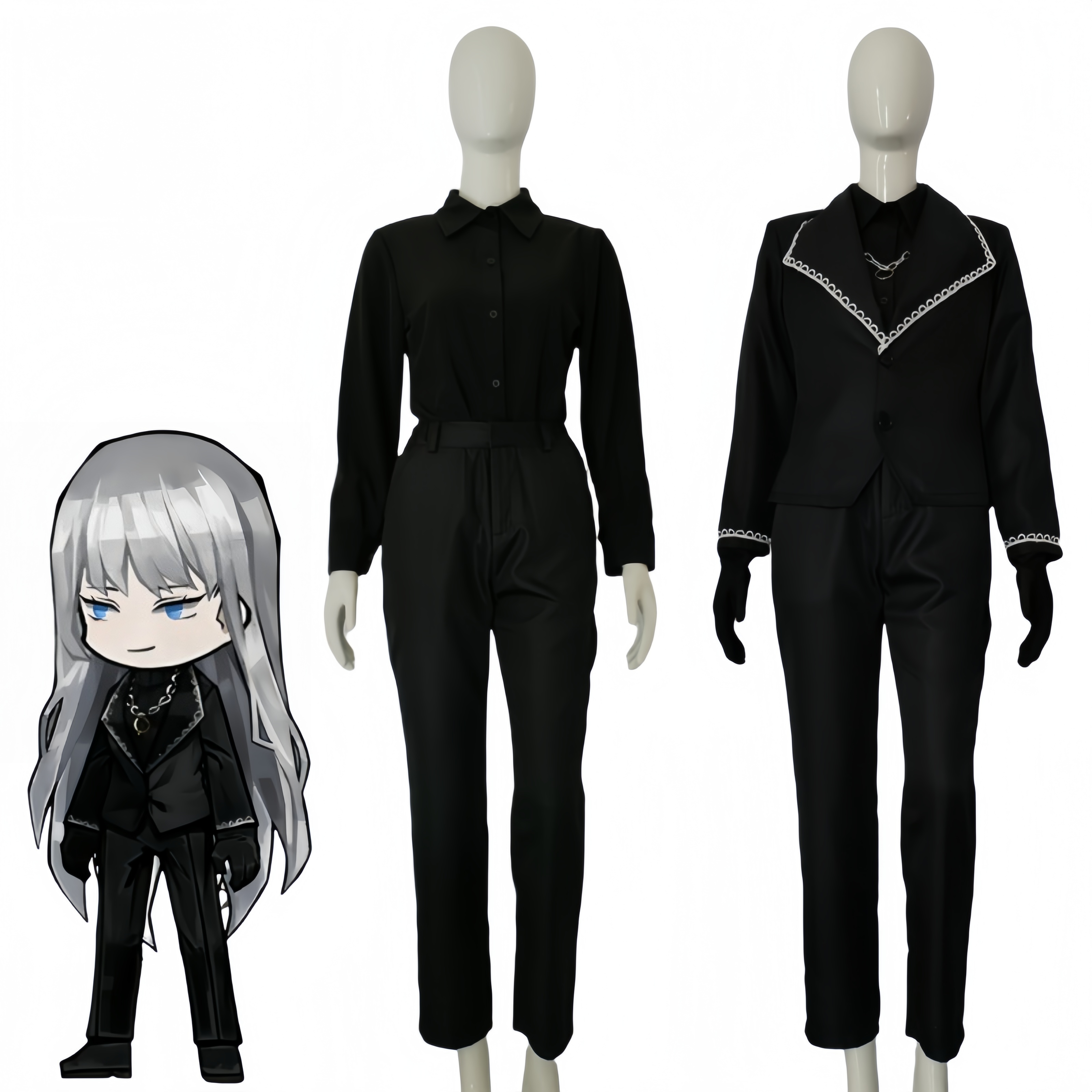 紫媗动漫废墟图书馆安吉莉卡COS演出服Cosplay服饰定制