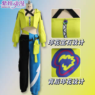 紫媗动漫cos宝可梦传说za卡娜莉cosplay动漫服饰定制