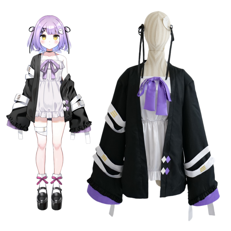 紫媗动漫VSPO! Vtuber 紫宫露娜演出服Cosplay服饰定制