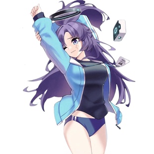 紫媗动漫碧蓝档案早濑优香体操服COS演出服Cosplay服饰定制