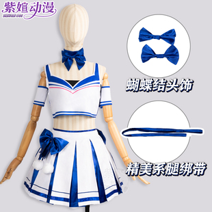 紫媗动漫cos胜利女神cosplay波莉cos啦啦队服饰定制