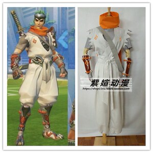 包邮 紫媗动漫 守望先锋 源氏cos 青年皮肤 青年cosplya 服装定制
