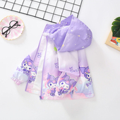 冲锋衣上衣中大童女孩夹克衫 儿童韩版 风衣 外套2026新款 女童春秋季