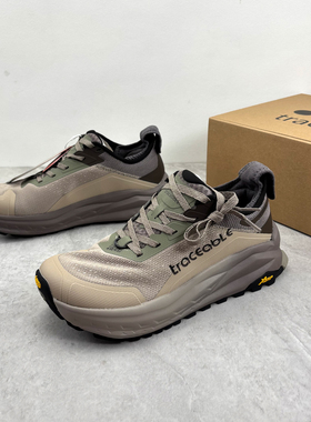 traceable宽楦越野跑鞋男女户外减震耐磨系带徒步鞋