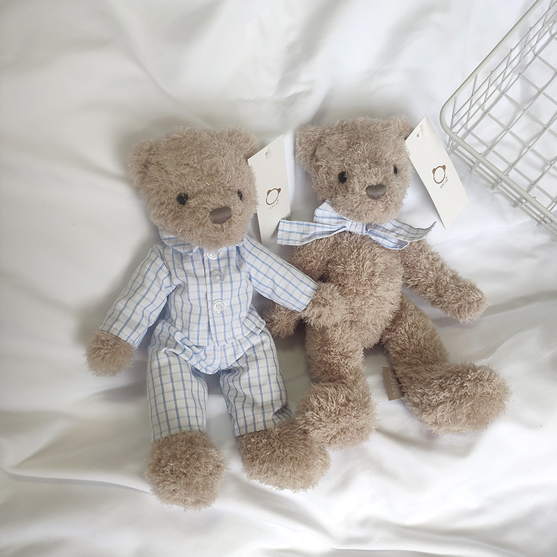 绅士熊穿睡衣安抚玩偶儿童女生