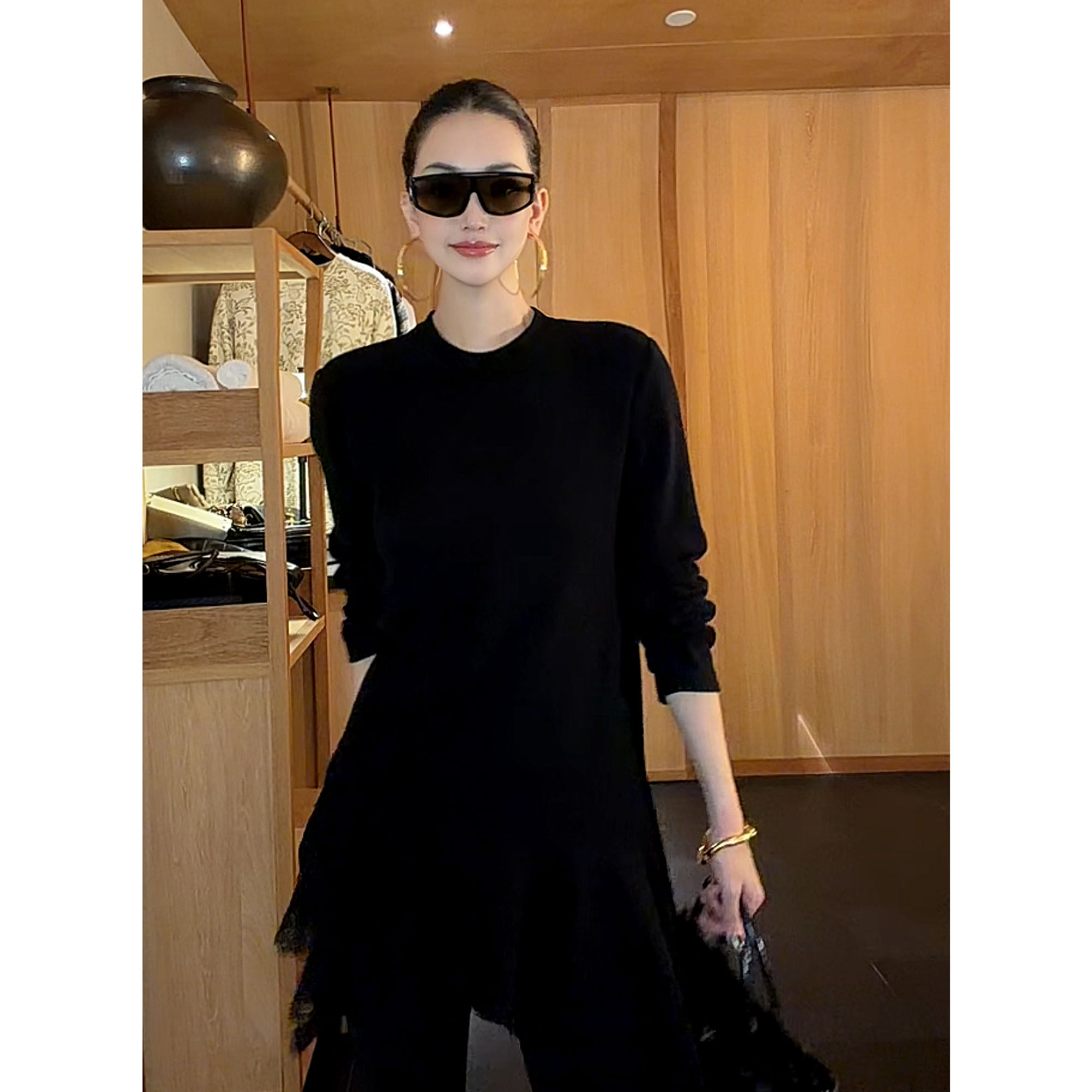 紫紫 流动美学裙 进口德绒绵羊毛花边美学蕾丝裙连衣裙裙子短裙女,女装/女士精品,连衣裙,淘宝优惠券,粉丝福利购,淘宝优惠卷