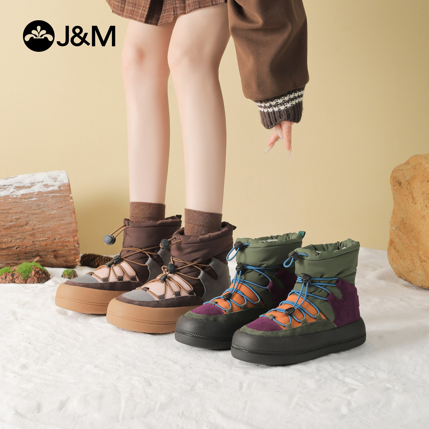 J＆M/快乐玛丽雪地靴J＆