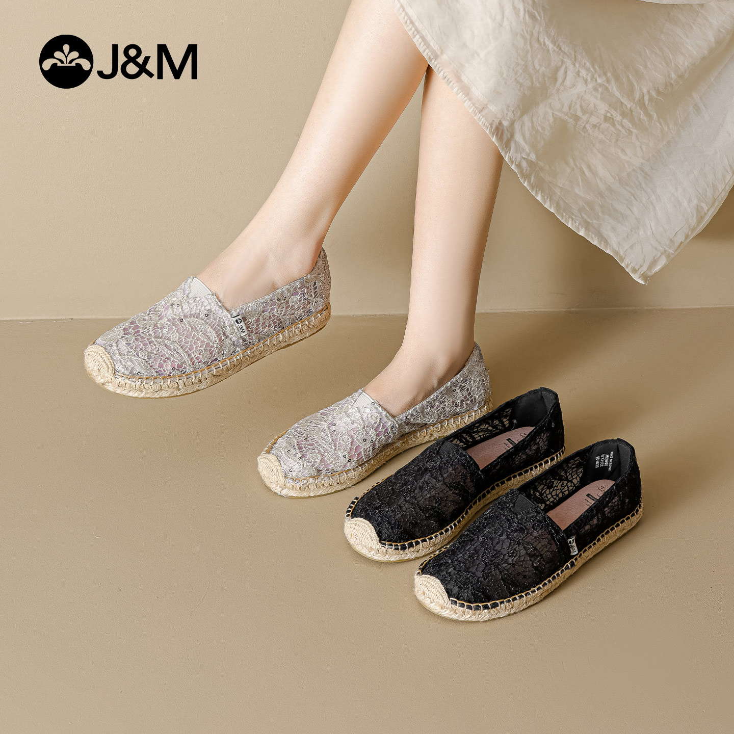 jm快乐玛丽麻底春夏编织渔夫鞋