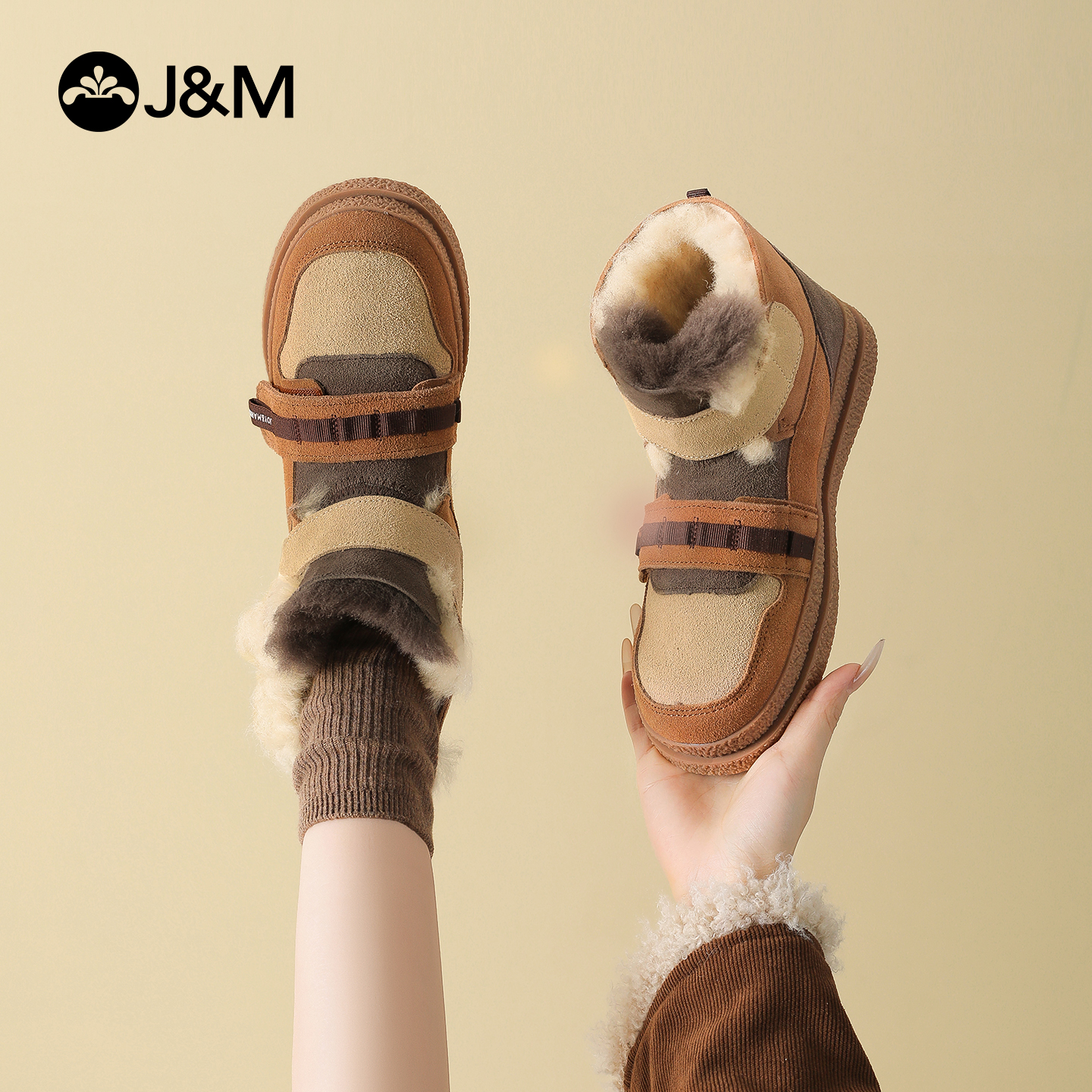 雪地靴子快乐玛丽冬季