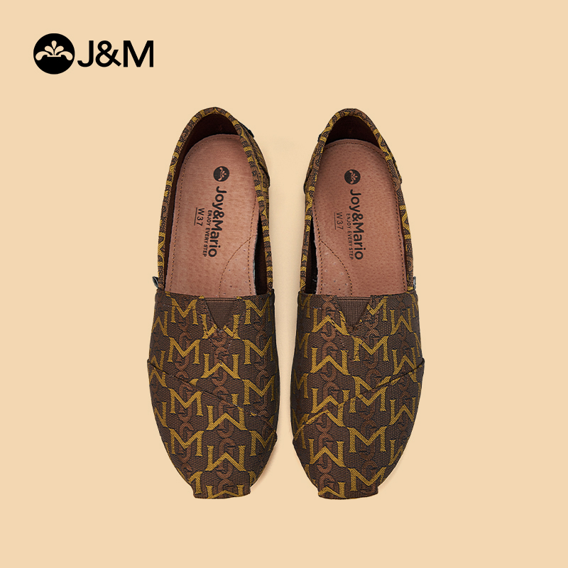 快乐玛丽布鞋女2025夏季新款经典平底浅口超软休闲渔夫鞋女单鞋女