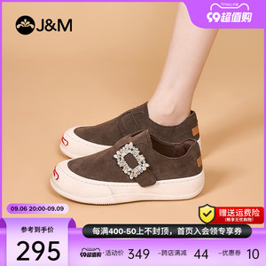 快乐玛丽勃肯鞋女2023秋季新款复古厚底懒人一脚蹬乐福鞋单鞋女