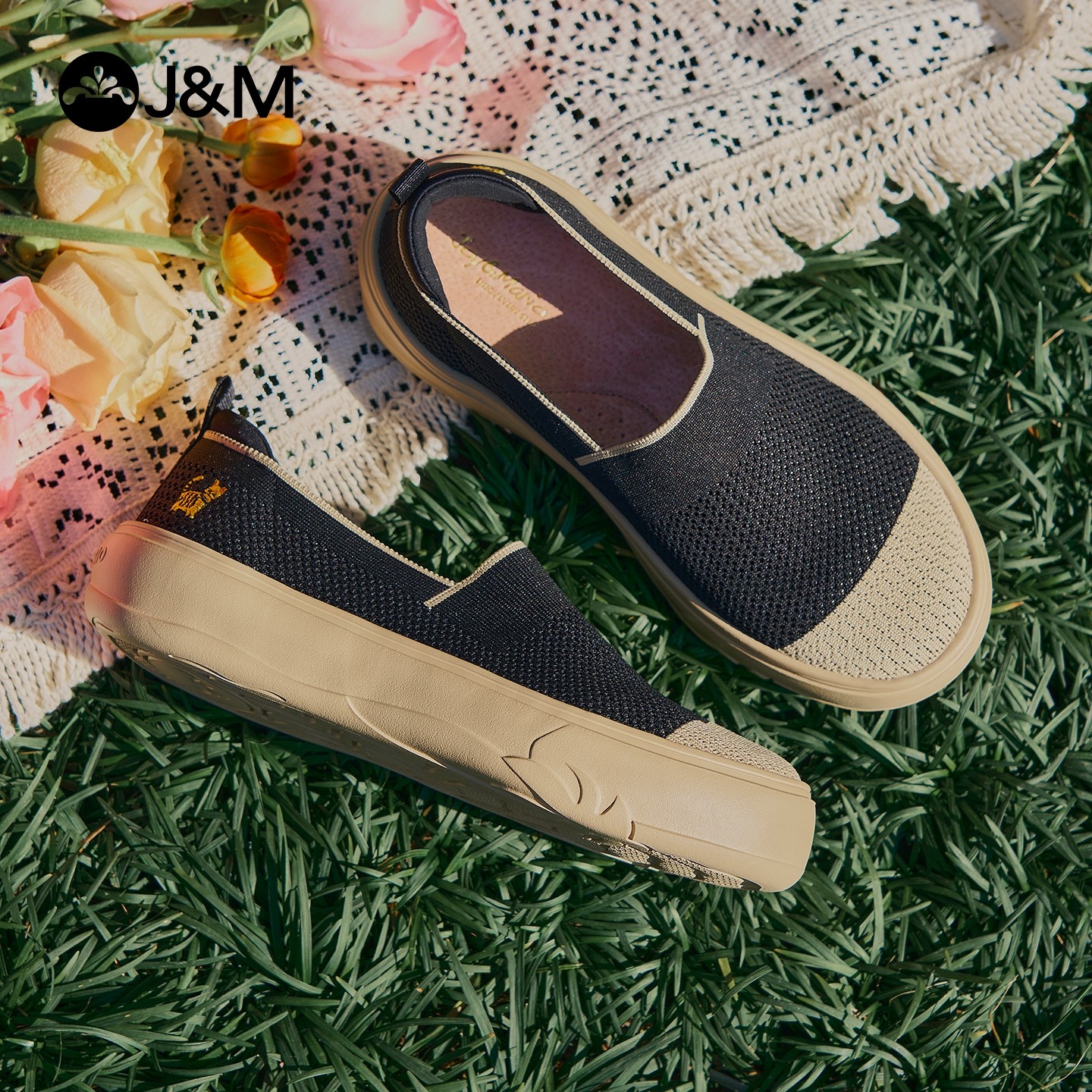 快乐玛丽乐福鞋女2026春季新款厚底飞织一脚蹬懒人休闲通勤单鞋,女鞋,乐福鞋（豆豆鞋）,淘宝优惠券,粉丝福利购,淘宝优惠卷