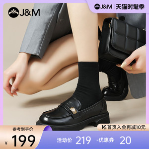 快乐玛丽单鞋女2024春夏新款厚底百搭时尚复古玛丽珍法式小皮鞋女