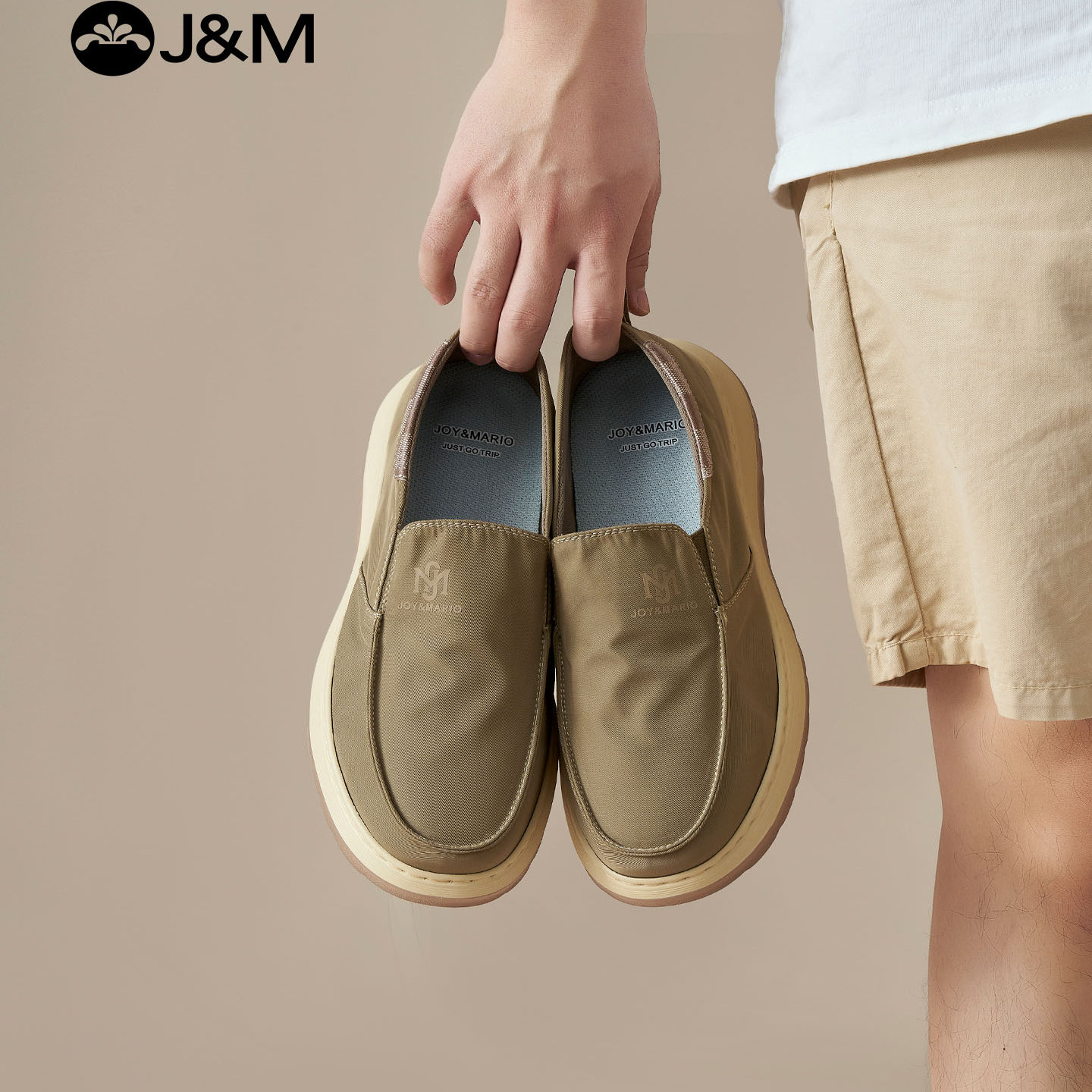 J＆M/快乐玛丽新款一脚蹬健步鞋