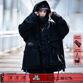 夹克秋冬女生巨好看加厚三合一冲锋衣服 2025新款 AOGZ工装 外套男款