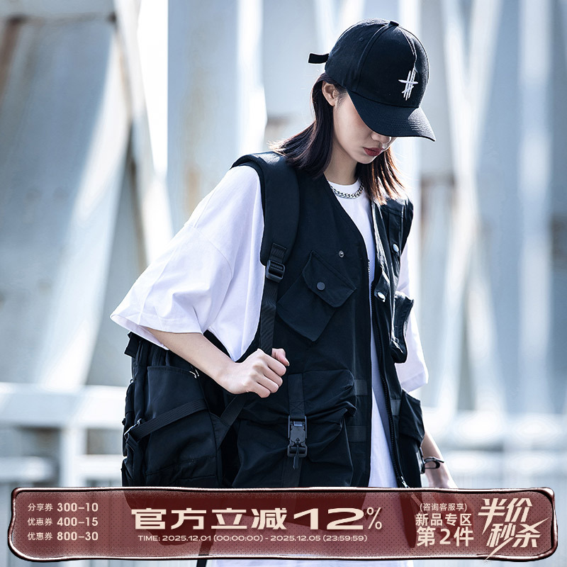 AOGZ马甲机能风坎肩背心