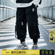 裤 高街裤 男春秋季 宽松嘻哈机能风长裤 子 新款 AOGZ国潮牌多口袋工装