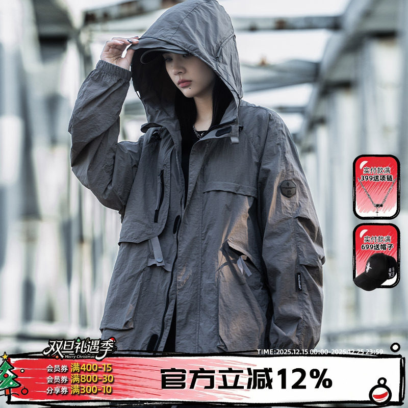 AOGZ情侣款户外机能风防晒衣