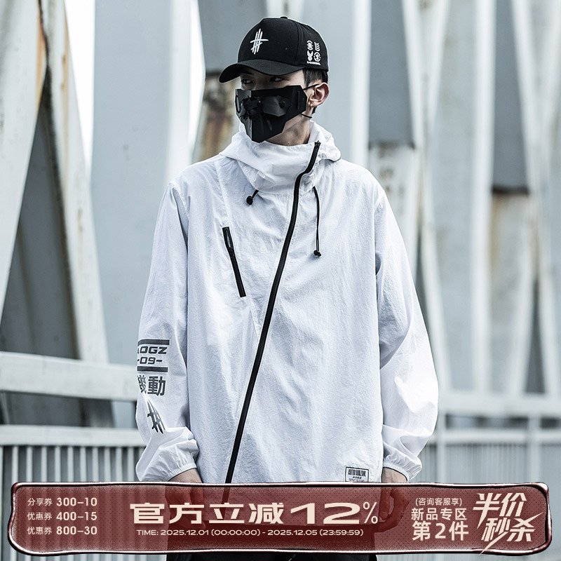 AOGZ国潮牌防晒夏季薄款冲锋衣