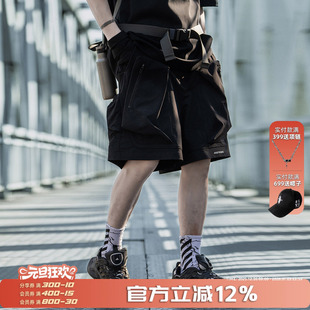 工装 山系户外机能直筒五分裤 短裤 多口袋速干裤 子 男女夏季 AOGZ美式