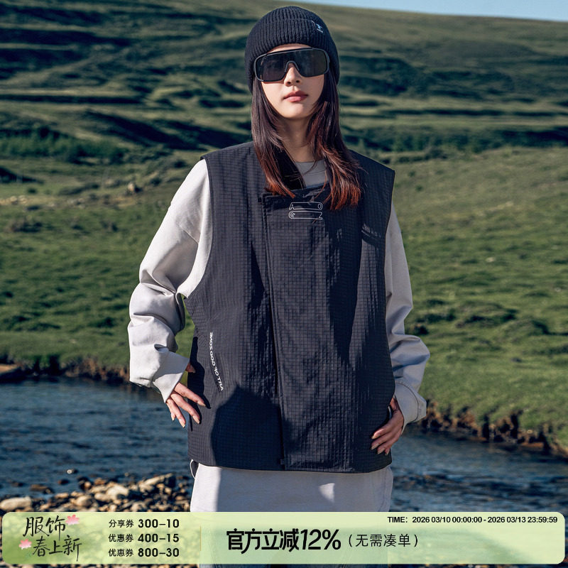 AOGZ工装羽绒马甲男女轻薄秋冬2025新款保暖内胆坎肩外穿背心外套