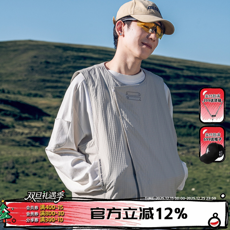 AOGZ羽绒服马甲男女轻薄秋冬2025新款外穿白鸭绒坎肩内胆背心外套