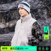 无袖 90鸭绒外穿保暖背心美式 外套 立领羽绒马甲男女冬新款 AOGZ工装