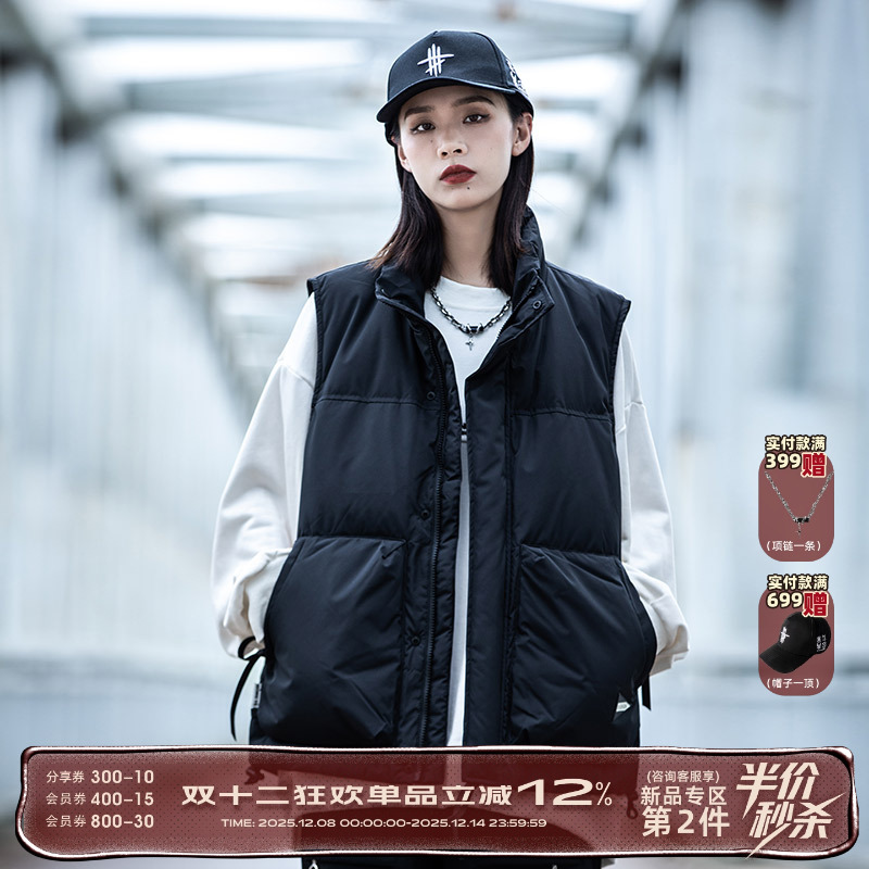 AOGZ加厚保暖羽绒马甲