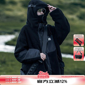 AOGZ工装 外套男女秋冬潮流新款 加绒加厚夹克宽松仿羊羔绒秋冬棉服