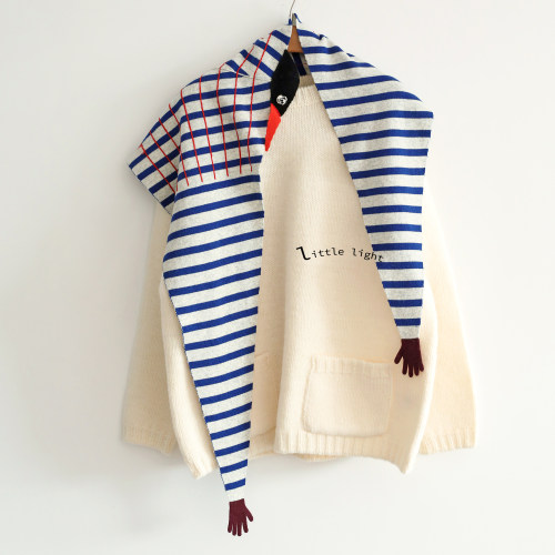 意大利手工大雁围巾小手围巾