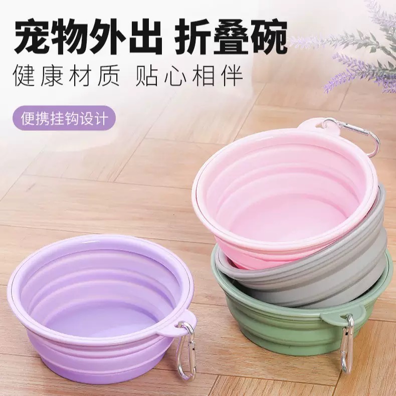 狗狗食碗水盆户外可有挂勾喝水碗