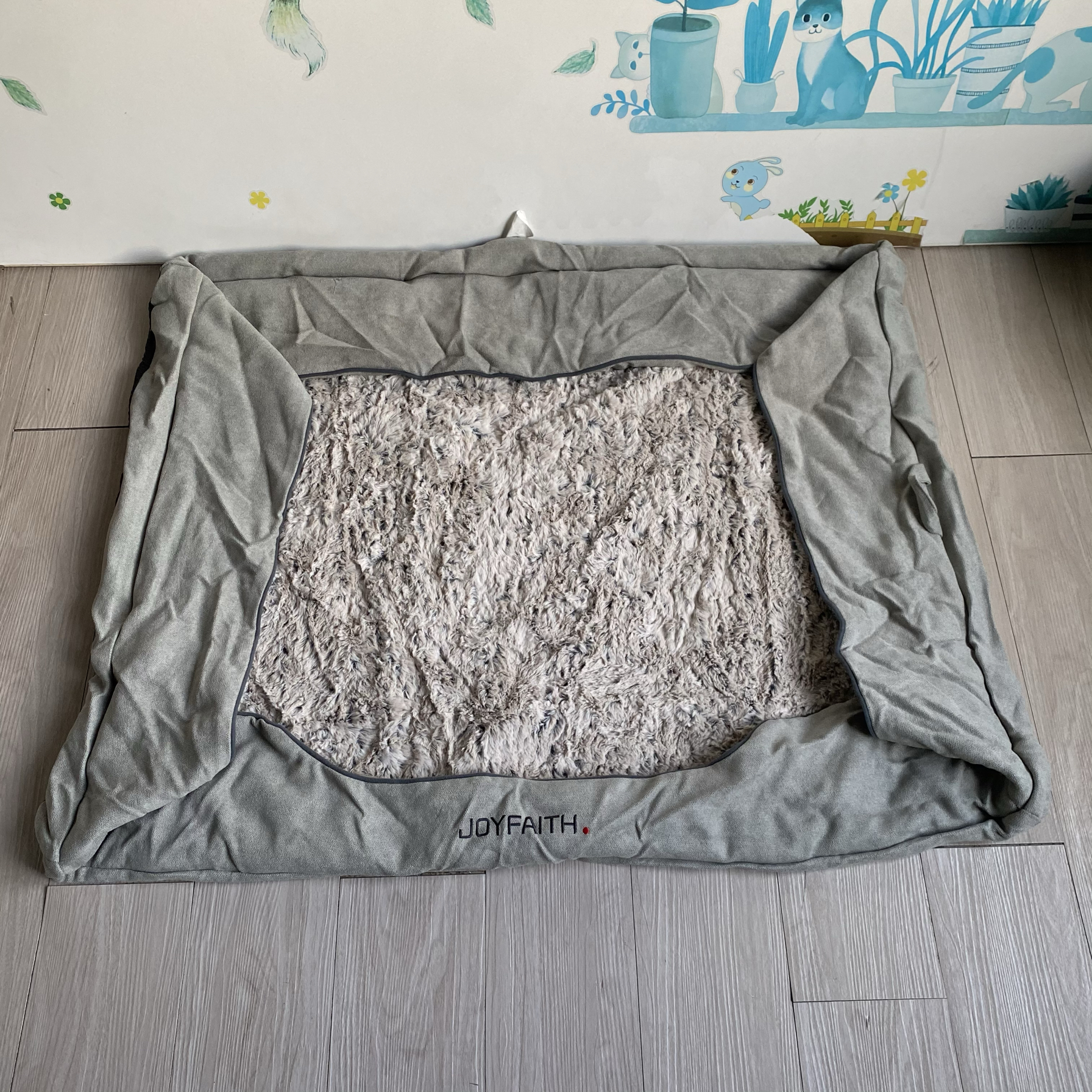 亚麻混纺料狗沙发皮壳