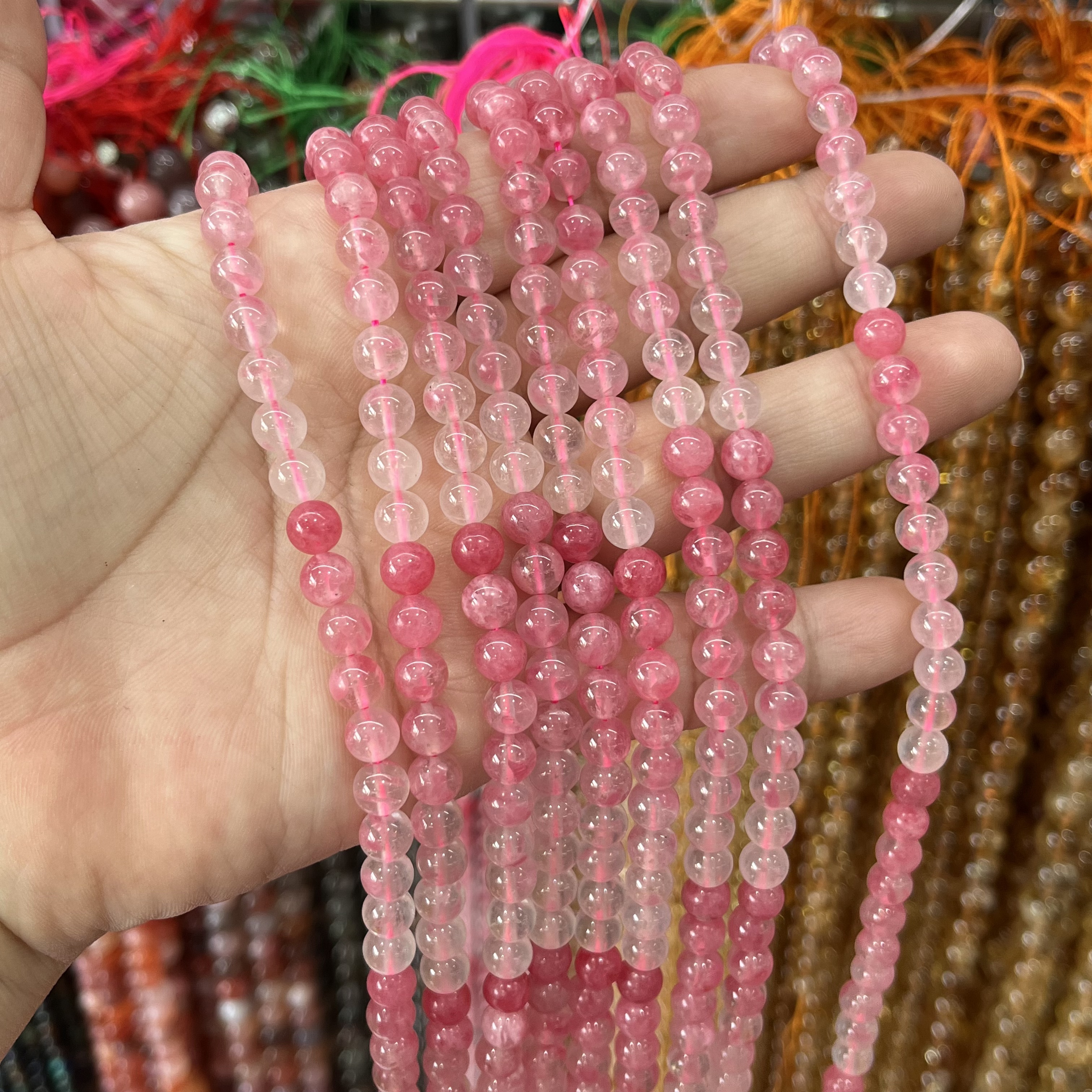 水晶蔷薇辉渐变色冰透花瓣