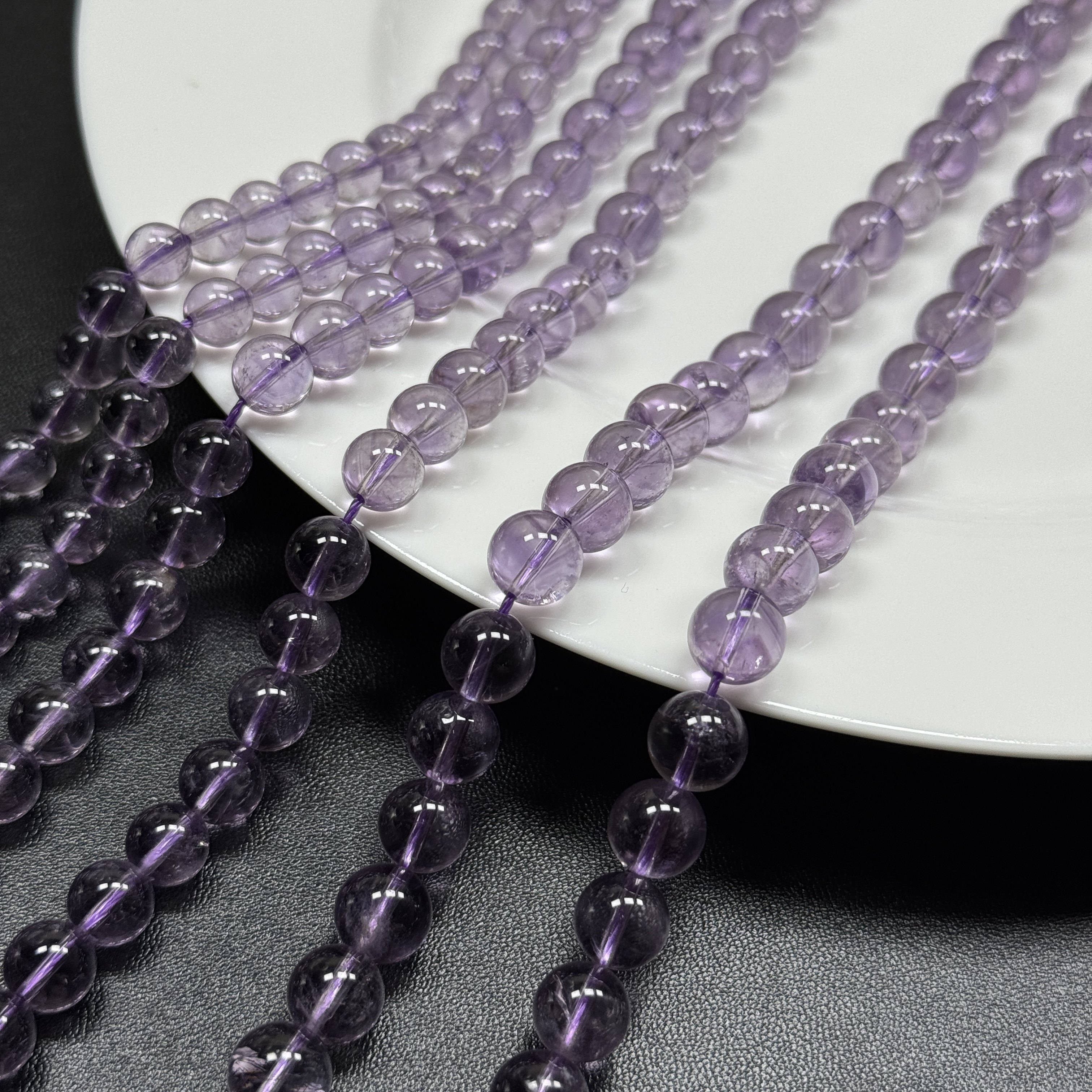 6-11mm天然巴西冰紫水晶圆珠散珠半成品DIY项链手链配珠,饰品/流行首饰/时尚饰品新,奇石,淘宝优惠券,粉丝福利购,淘宝优惠卷