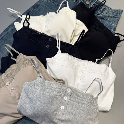 2025春夏新款美背带胸垫背心吊带