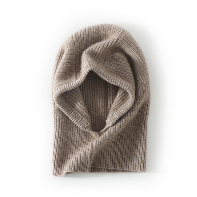 脖套一体帽冬季加厚毛线帽