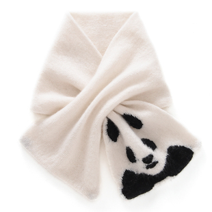 秋冬cashmere山羊绒儿童宝宝围巾男童女童婴儿针织毛线保暖小围脖