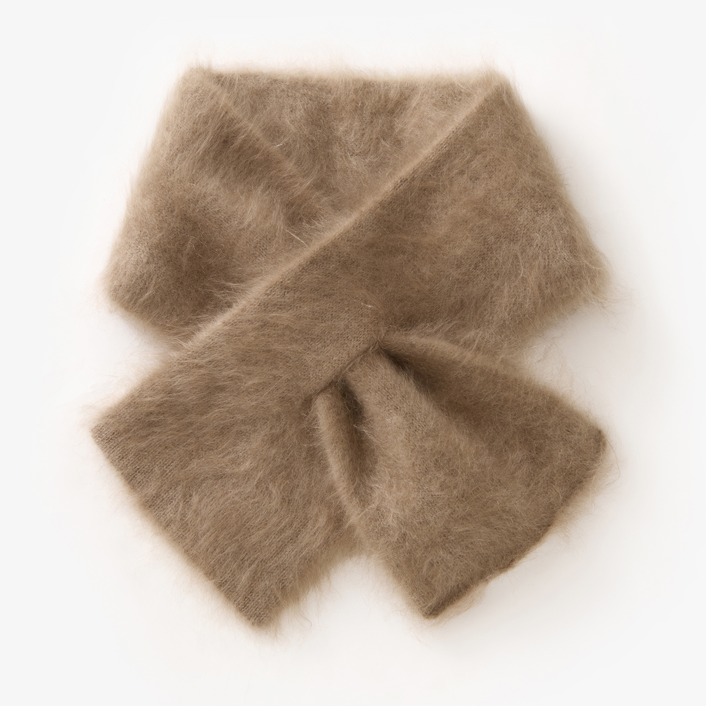 100%纯山羊绒围巾冬季短款