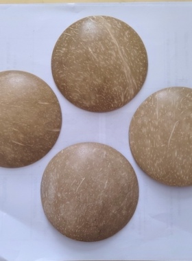 椰壳手工打磨好空白椰壳 DIY制作活动教研学体验海南特色节庆批发