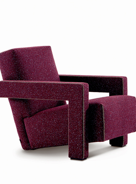 高定CAS*INA UTRE*HT现代简约意式北欧风格客厅主卧布艺休闲椅