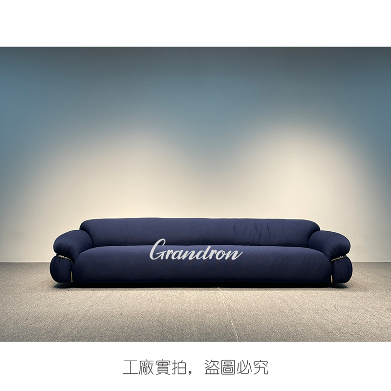 意式轻奢布艺沙发极简懒人