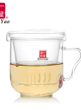 一屋窑简约小巧耐热玻璃中式杯子
