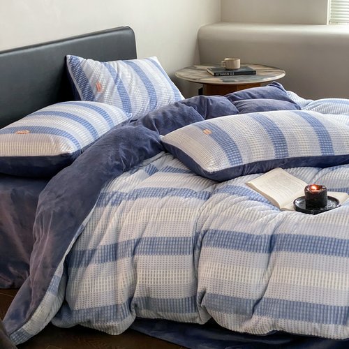 格绒系列牛奶绒四件套