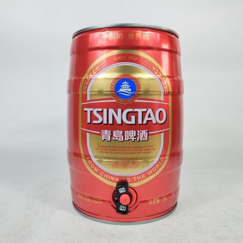 青岛啤酒5L红桶啤酒一厂青啤