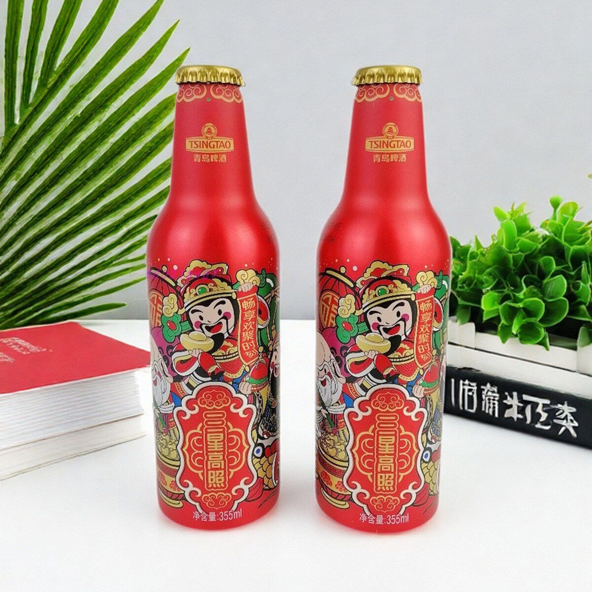 【临期处理】青岛啤酒三星高照铝瓶355ml/瓶