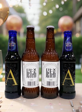 青岛啤酒奥古特A6尼卡希组合4瓶