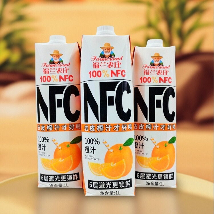 福兰农庄橙汁100%NFC1升