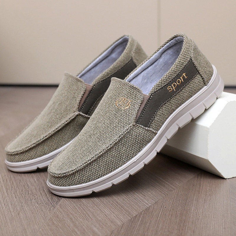 春秋男鞋老北京布鞋新款一脚蹬懒人鞋男休闲爸爸鞋大码男士帆布鞋,流行男鞋,布鞋,淘宝优惠券,粉丝福利购,淘宝优惠卷