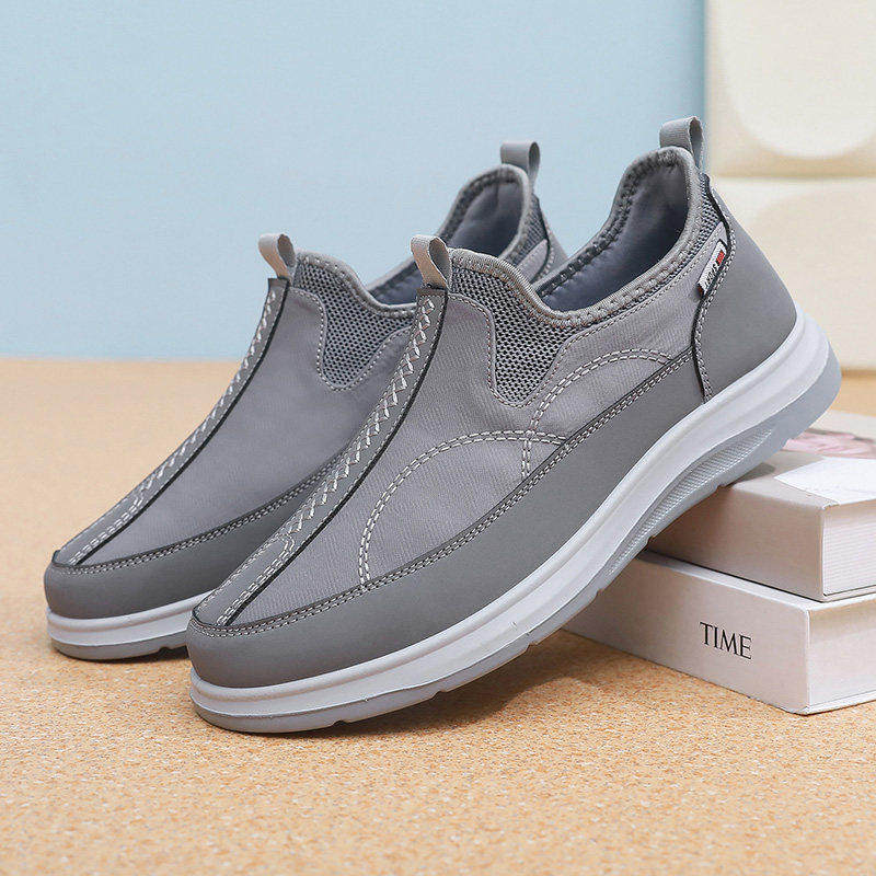 春秋老北京布鞋男单鞋舒适透气一脚蹬圆头中老年软底防滑男休闲鞋,流行男鞋,布鞋,淘宝优惠券,粉丝福利购,淘宝优惠卷